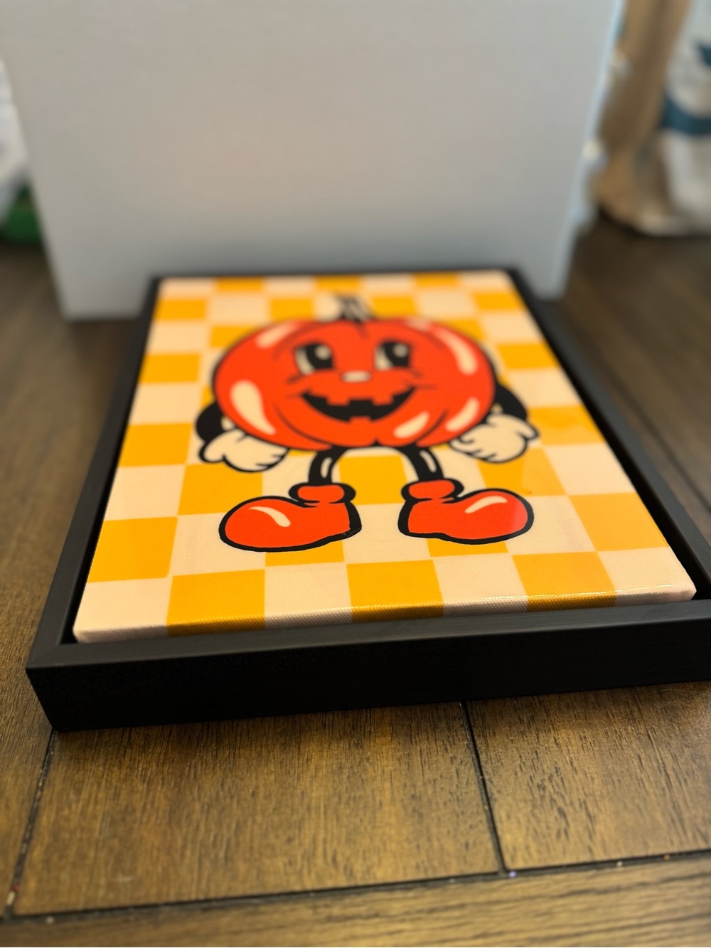 Vintage-Style Cartoon Pumpkin Halloween Art - Picture 6 of 7